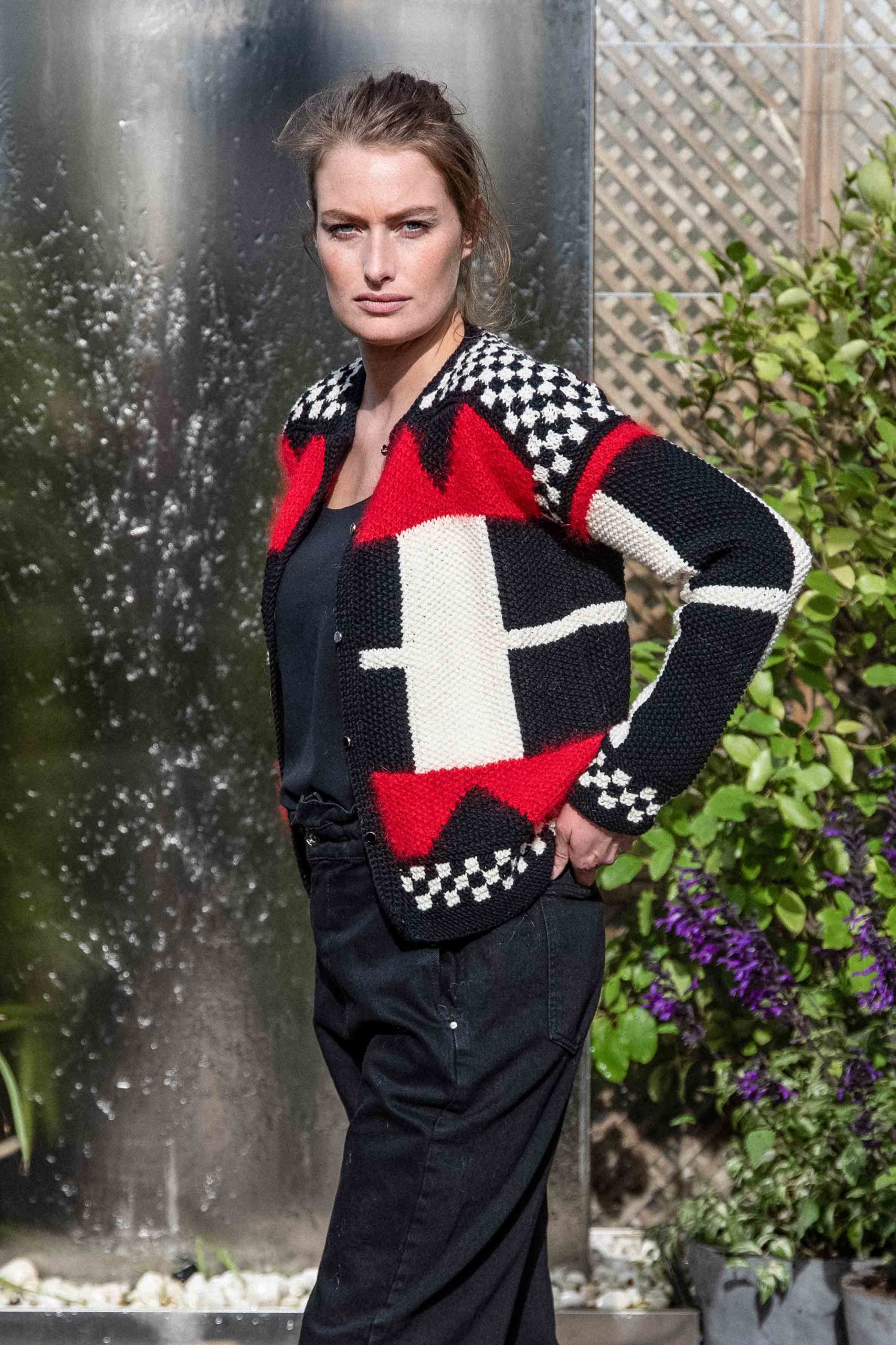 cardigan louise rouge-2