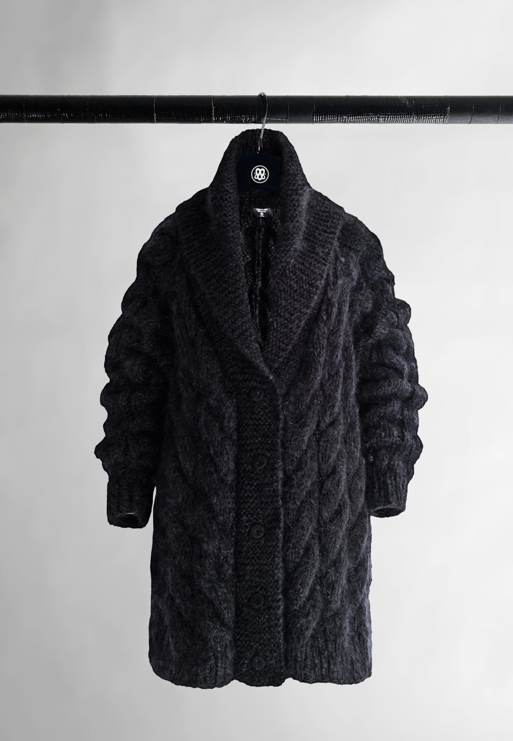 Charlotte Mullor Manteau Stéphania noir