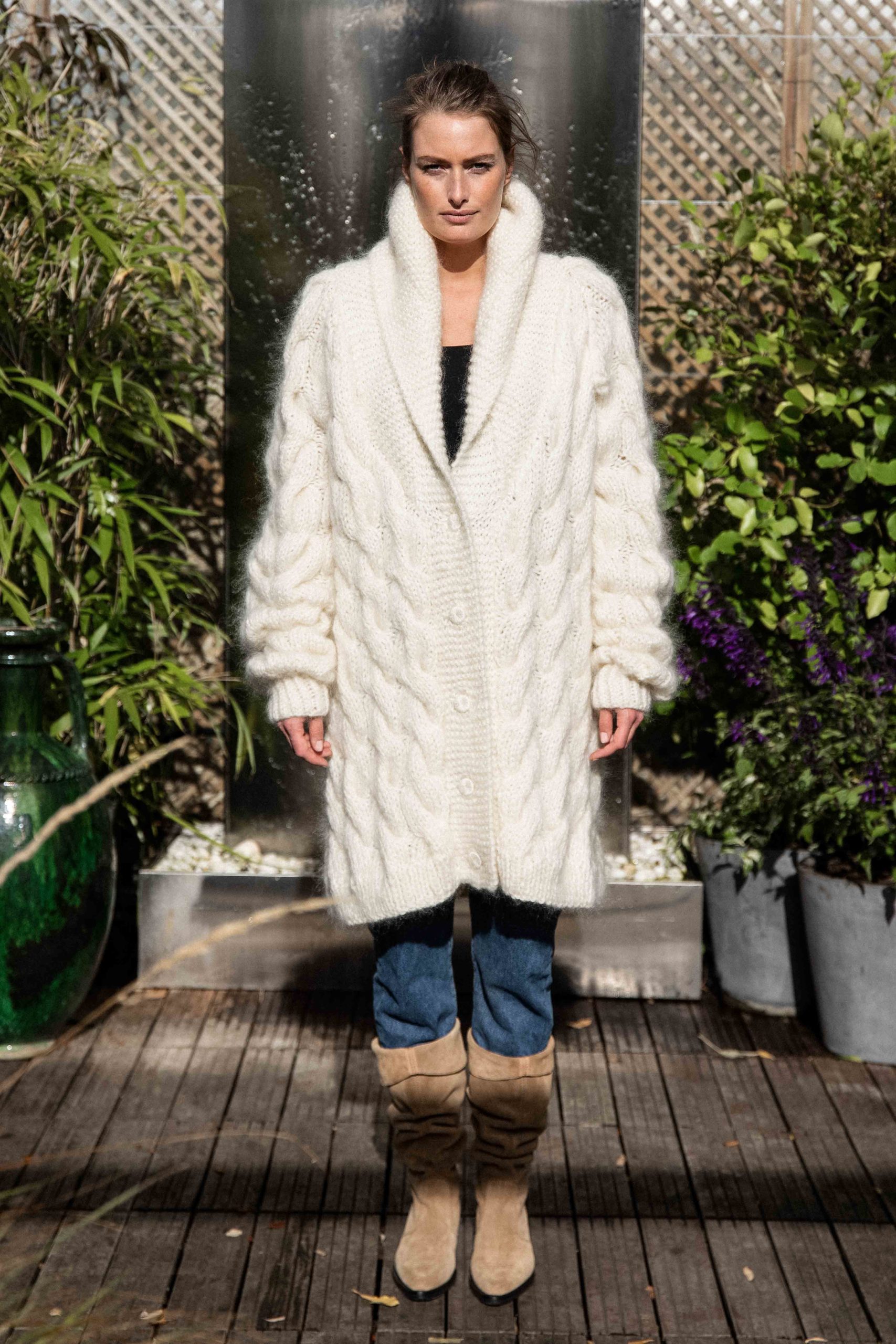 manteau stephania écru