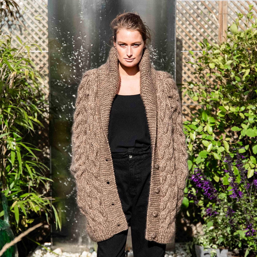Charlotte Mullor Veste Gaelle marron