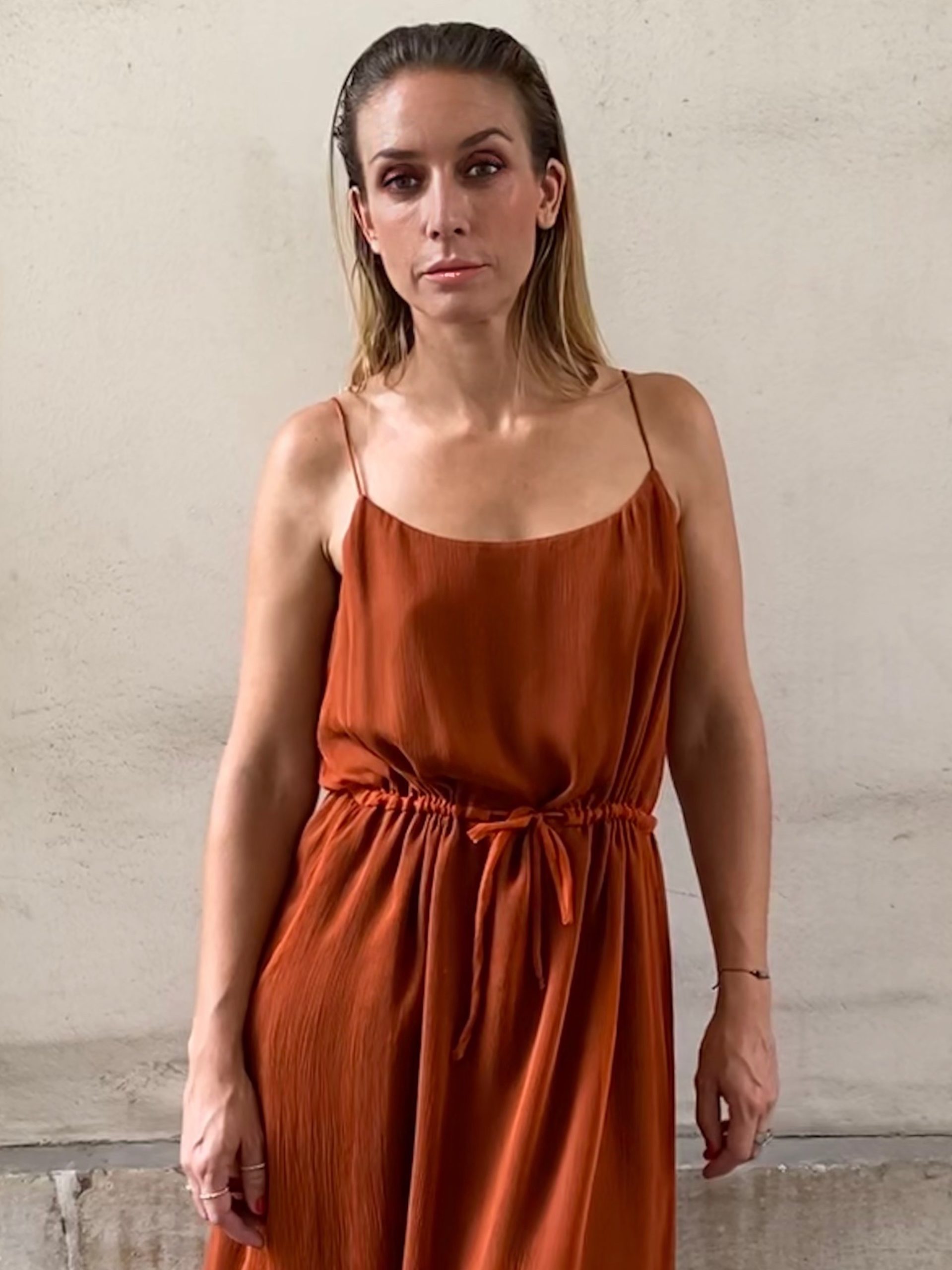 CHARLOTTE MULLOR ROBE VERONICA TERRACOTTA...