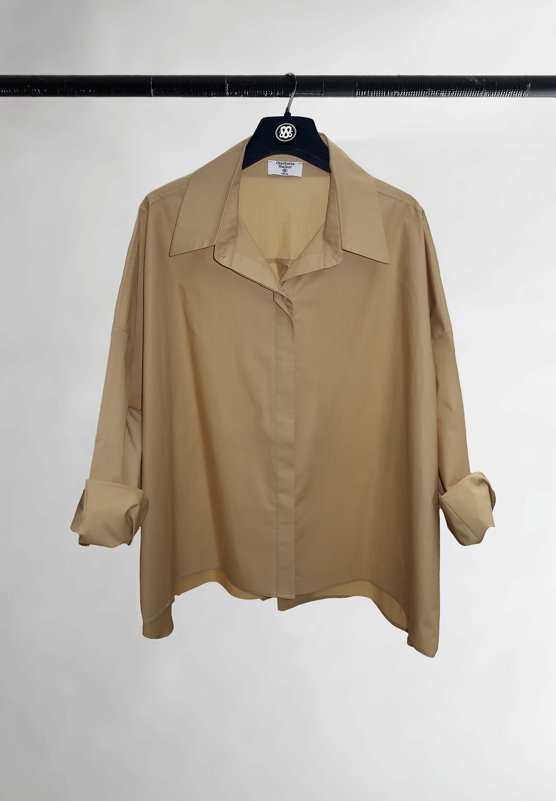 Charlotte Mullor Chemise Teta beige foncée