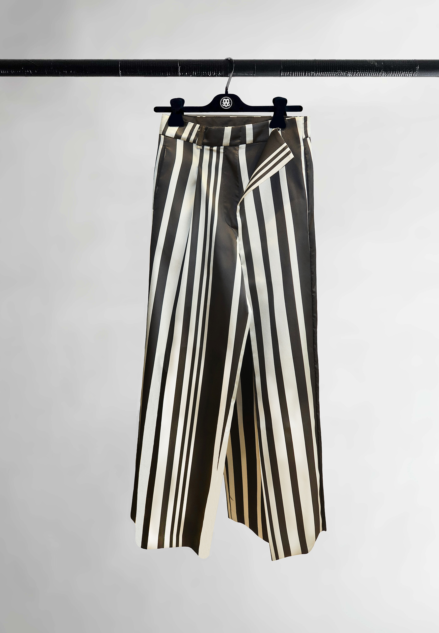 Charlotte Mullor Pantalon Gedo noir et gris